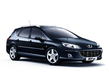 Peugeot 407 SW Black & Silver 2009 wallpapers