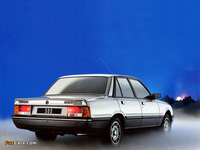 Images of Peugeot 505 Turbo Injection 1983–86 (640 x 480)