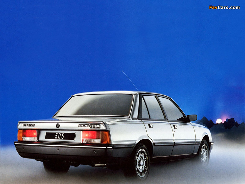 Images of Peugeot 505 Turbo Injection 1983–86 (800 x 600)