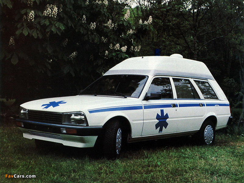 Images of Heuliez Peugeot 505 Break Ambulance 1986–92 (800 x 600)