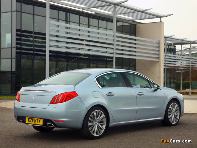 Peugeot 508 GT UK-spec 2011 images (640 x 480)