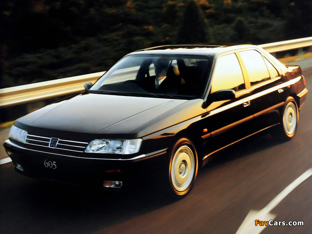 Peugeot 605 UK-spec 1989–99 pictures (640 x 480)