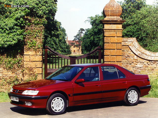 Peugeot 605 UK-spec 1989–99 wallpapers (640 x 480)