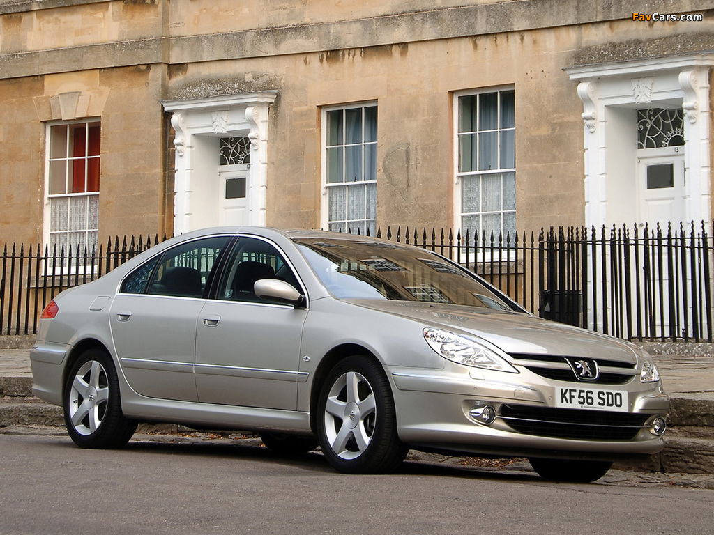 Images of Peugeot 607 UK-spec 2004–10 (1024 x 768)