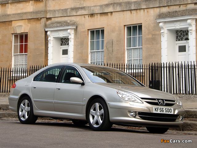 Images of Peugeot 607 UK-spec 2004–10 (640 x 480)