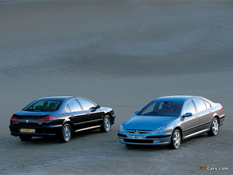 Peugeot 607 1999–2004 wallpapers (800 x 600)