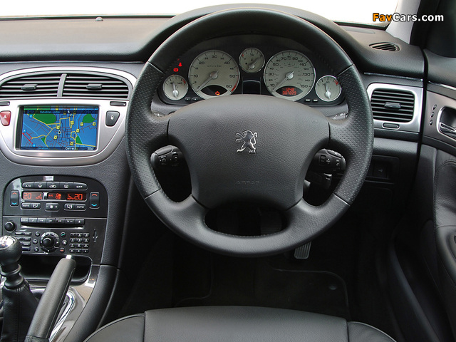 Photos of Peugeot 607 UK-spec 2004–10 (640 x 480)