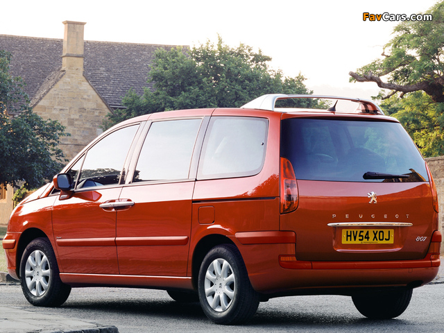 Peugeot 807 UK-spec 2002–07 wallpapers (640 x 480)
