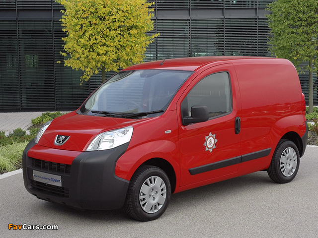 Peugeot Bipper Fire Authority 2008 wallpapers (640 x 480)