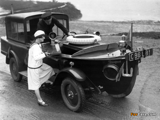 Peugeot Motorboat Car 1925 photos (640 x 480)