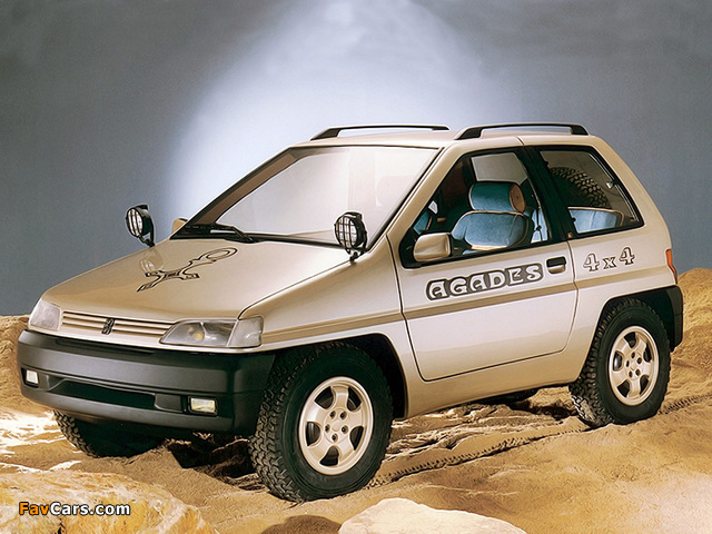 Peugeot 4x4 Agades Concept by Heuliez 1989 images (640 x 480)