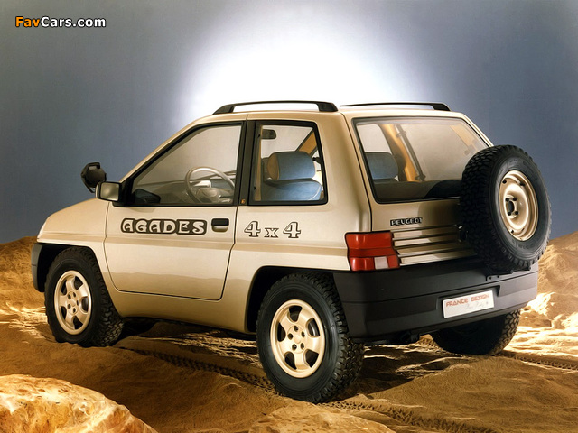 Pictures of Peugeot 4x4 Agades Concept by Heuliez 1989 (640 x 480)