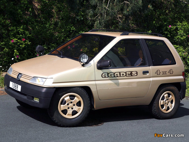 Pictures of Peugeot 4x4 Agades Concept by Heuliez 1989 (640 x 480)