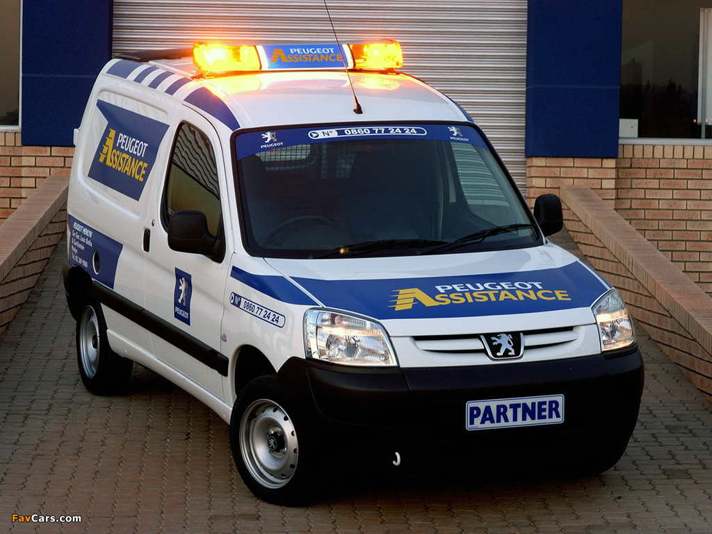 Images of Peugeot Partner Assistance Van 2002–08 (1024 x 768)