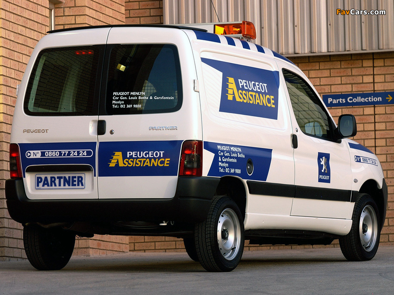 Images of Peugeot Partner Assistance Van 2002–08 (800 x 600)