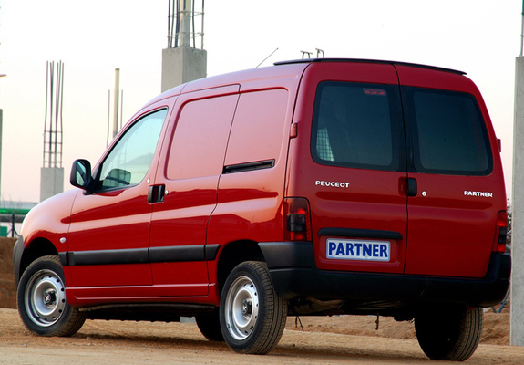 Images of Peugeot Partner Van ZA-spec 2002–08