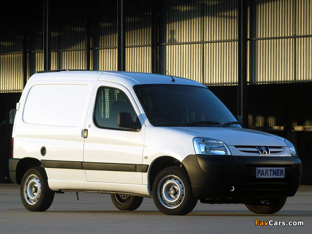Peugeot Partner Van ZA-spec 2002–08 images (640 x 480)