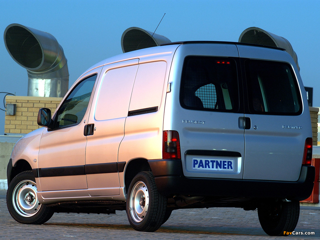 Peugeot Partner Van ZA-spec 2002–08 images (1024 x 768)