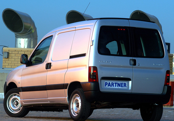 Peugeot Partner Van ZA-spec 2002–08 images