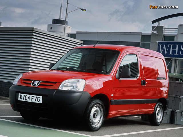 Peugeot Partner Van UK-spec 2002–08 photos (640 x 480)