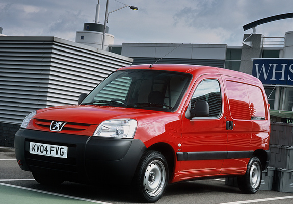 Peugeot Partner Van UK-spec 2002–08 photos