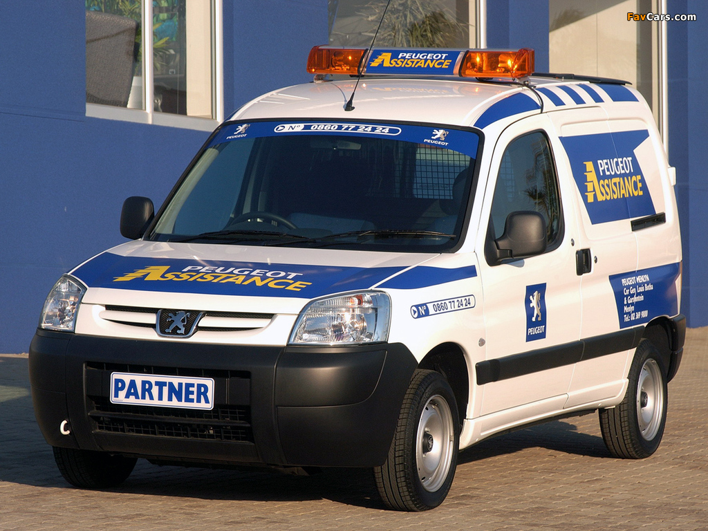 Peugeot Partner Assistance Van 2002–08 photos (1024 x 768)