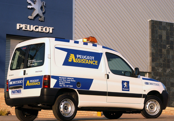 Peugeot Partner Assistance Van 2002–08 wallpapers