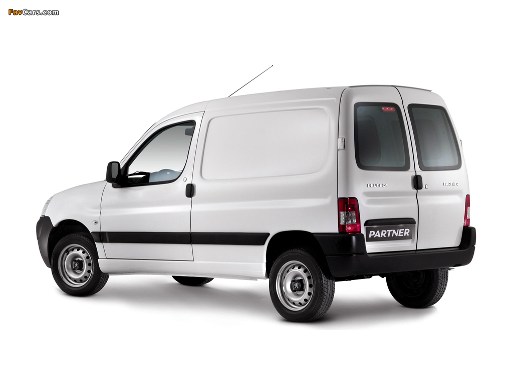 Peugeot Partner Van 2002–08 wallpapers (1024 x 768)