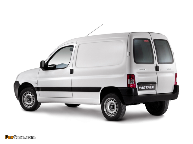 Peugeot Partner Van 2002–08 wallpapers (640 x 480)