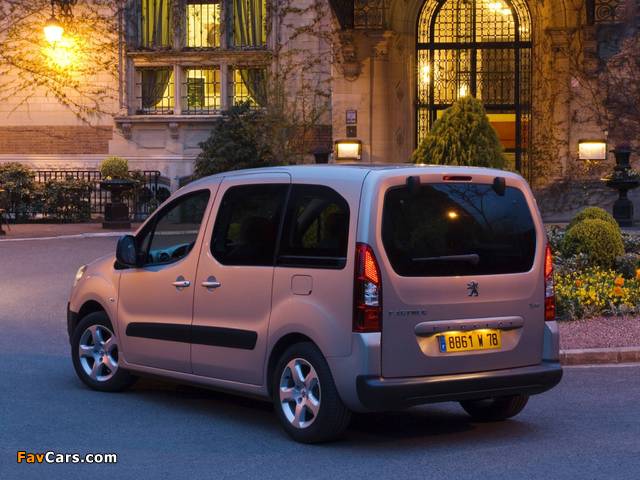 Peugeot Partner Tepee 2008–12 images (640 x 480)