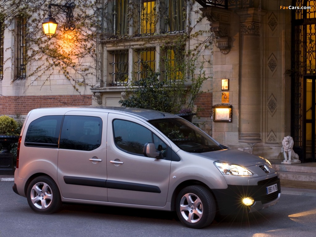 Peugeot Partner Tepee 2008–12 images (1024 x 768)