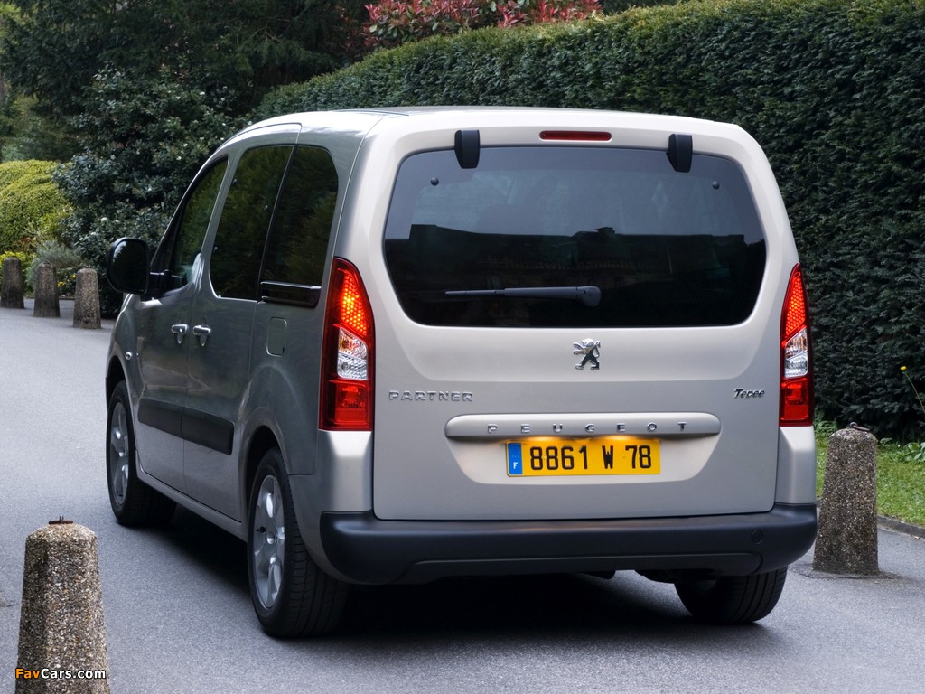 Peugeot Partner Tepee 2008–12 images (1024 x 768)