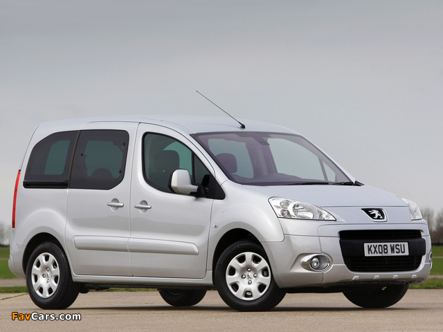 Peugeot Partner Tepee UK-spec 2008–12 photos (640 x 480)