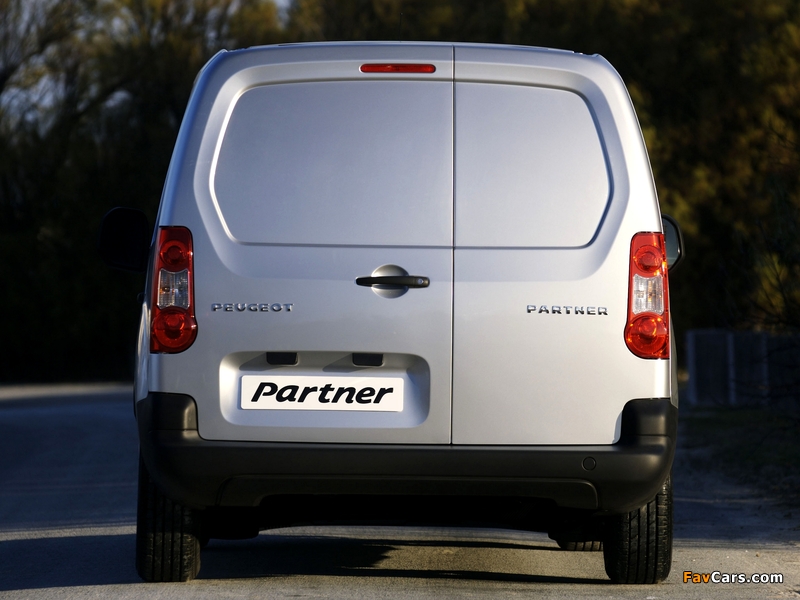 Peugeot Partner Van 2008–12 pictures (800 x 600)