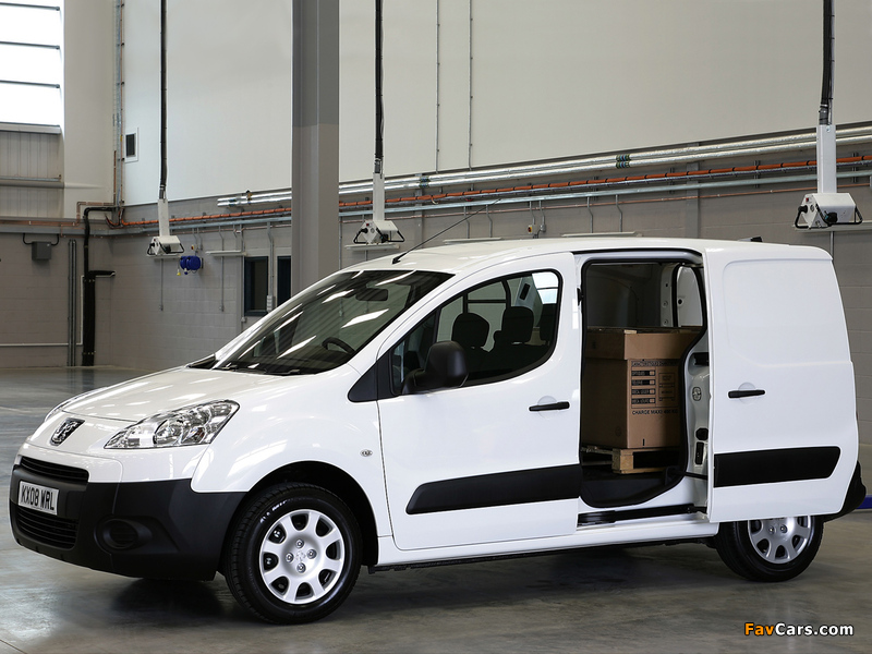 Peugeot Partner Van UK-spec 2008–12 wallpapers (800 x 600)