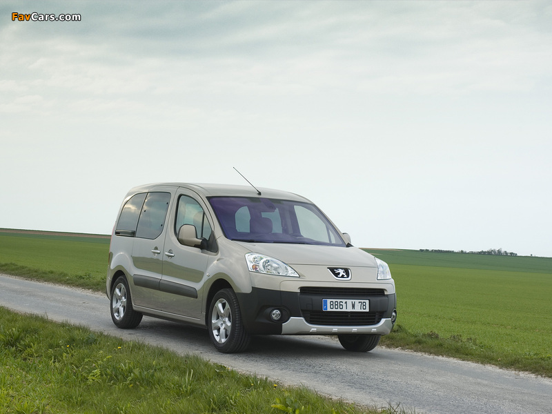 Peugeot Partner Tepee 2008–12 wallpapers (800 x 600)