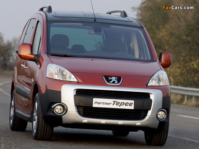 Peugeot Partner Tepee Outdoor Pack 2010 images (640 x 480)