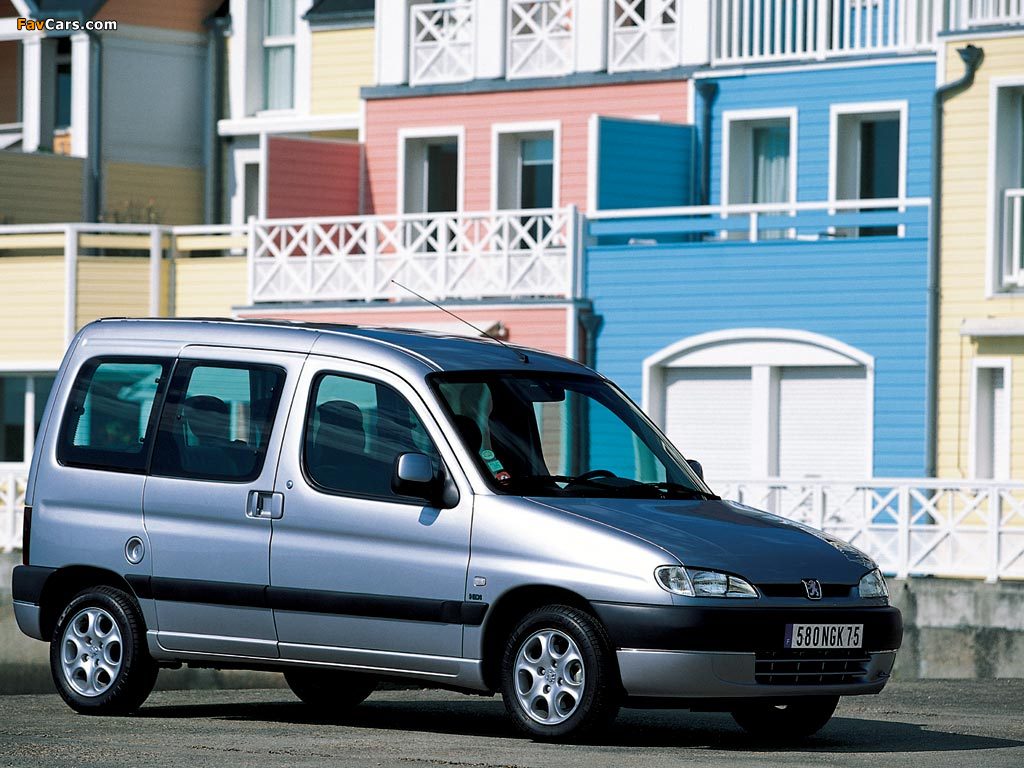 Photos of Peugeot Partner 1996–2002 (1024 x 768)