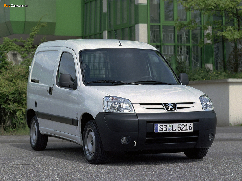 Photos of Peugeot Partner Van 2002–08 (1024 x 768)