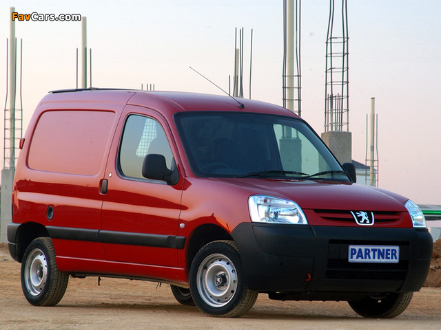 Photos of Peugeot Partner Van ZA-spec 2002–08 (640 x 480)