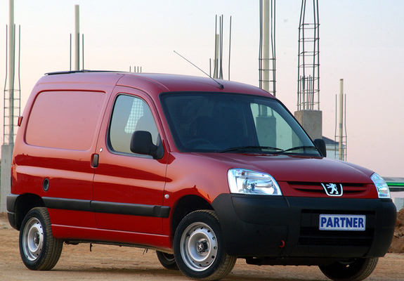 Photos of Peugeot Partner Van ZA-spec 2002–08