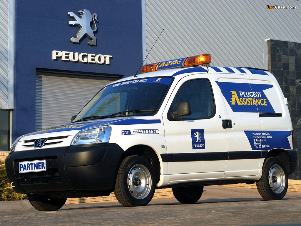 Pictures of Peugeot Partner Assistance Van 2002–08 (1024 x 768)