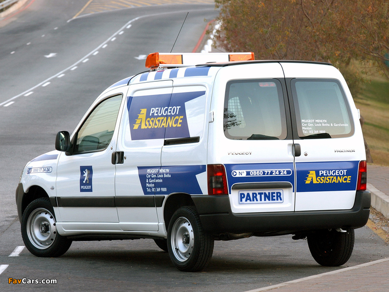 Pictures of Peugeot Partner Assistance Van 2002–08 (800 x 600)