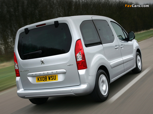 Pictures of Peugeot Partner Tepee UK-spec 2008–12 (640 x 480)