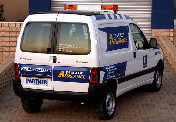 Peugeot Partner Assistance Van 2002–08 wallpapers