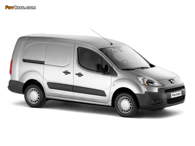 Peugeot Partner Van Long 2008–12 wallpapers (640 x 480)