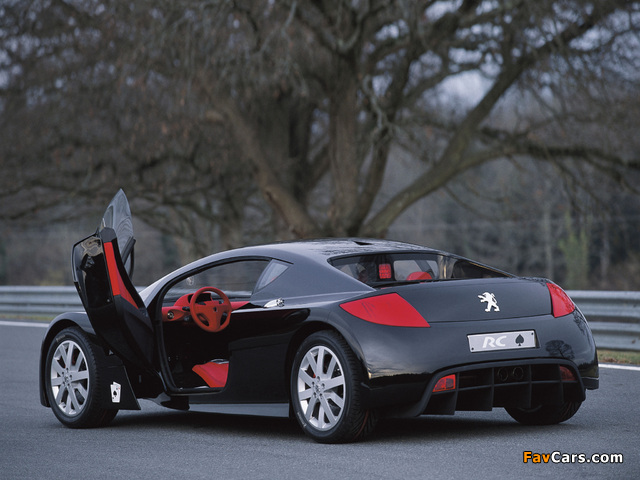 Peugeot RC Spades Concept 2002 photos (640 x 480)