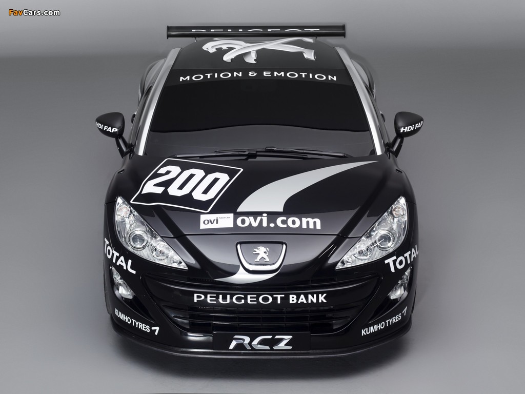Peugeot RCZ Race Car 200ANS 2010 images (1024 x 768)