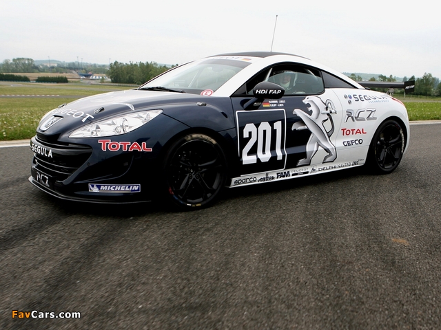 Peugeot RCZ Race Car 200ANS 2010 photos (640 x 480)
