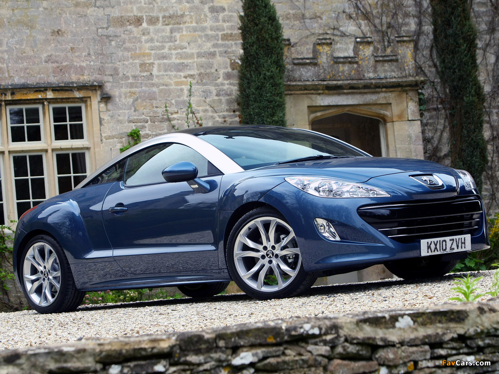 Peugeot RCZ UK-spec 2010 pictures (1024 x 768)